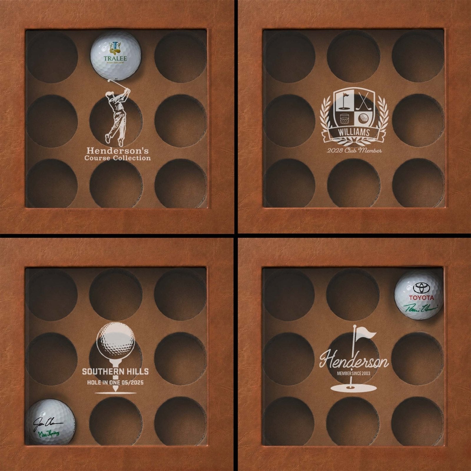 Personalized Golf Ball Collector Box