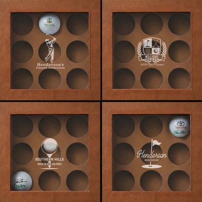 Personalized Golf Ball Collector Box
