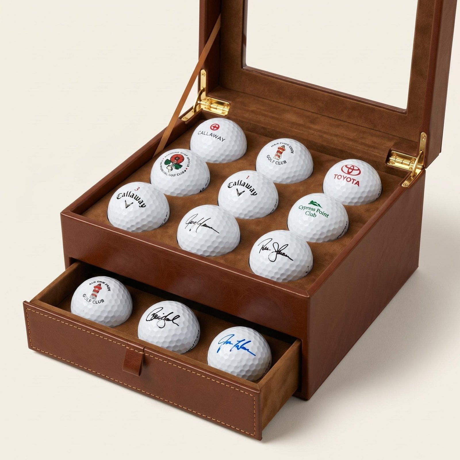 Personalized Golf Ball Collector Box