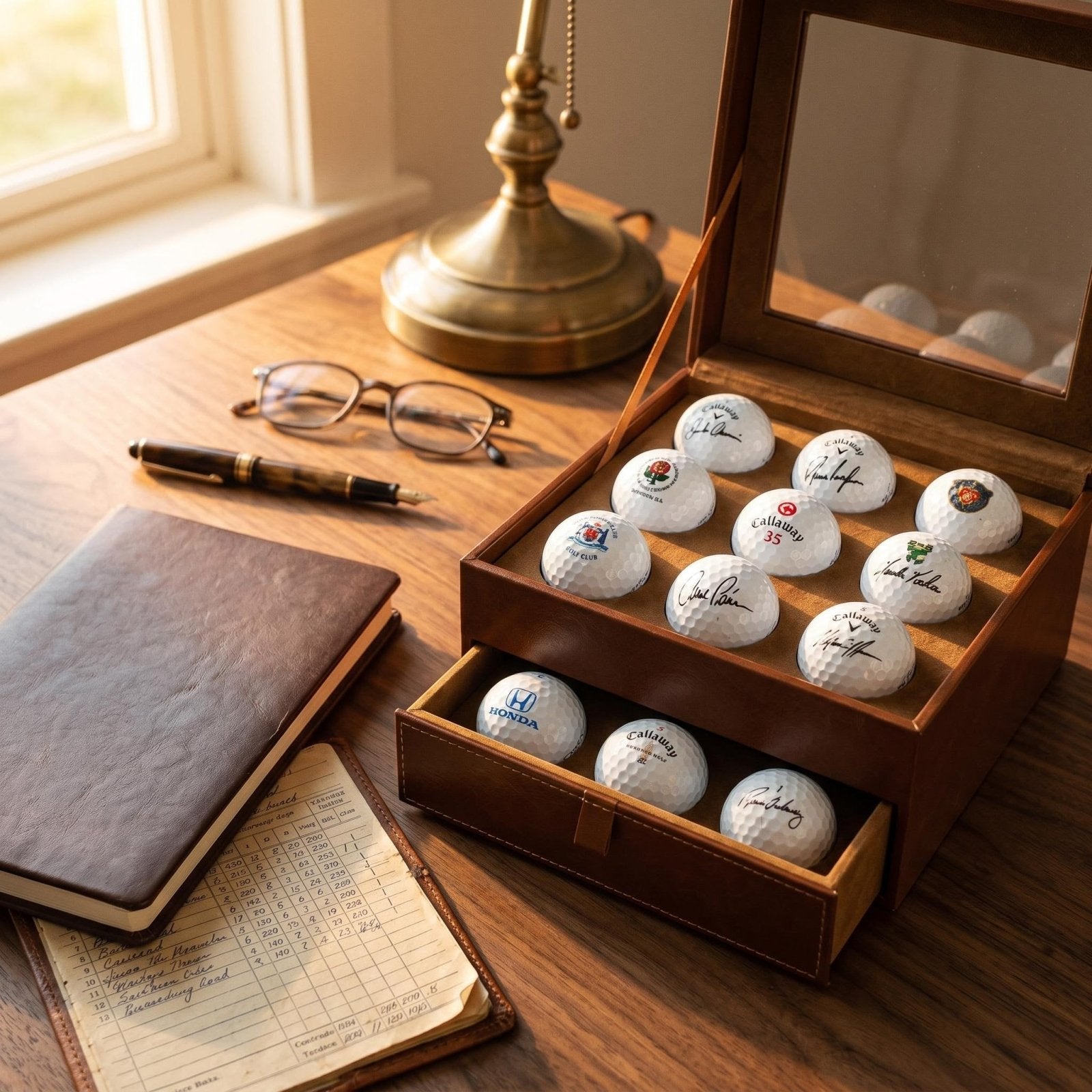 Personalized Golf Ball Collector Box