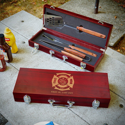 Personalized Grill Accessories for Firefighters