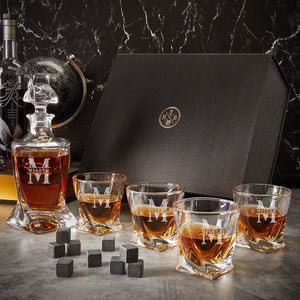 Four Glasses + Decanter + Gift Box