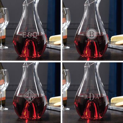 Personalized Wine Decanter and Glasses - Gift for Wine Lovers