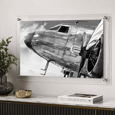 Plane and Simple Acrylic Wall Art Print