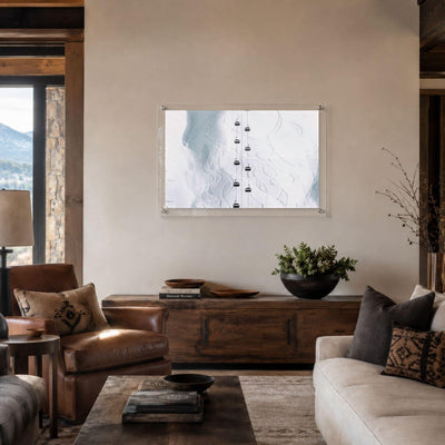 Powder Map Acrylic Wall Art Print