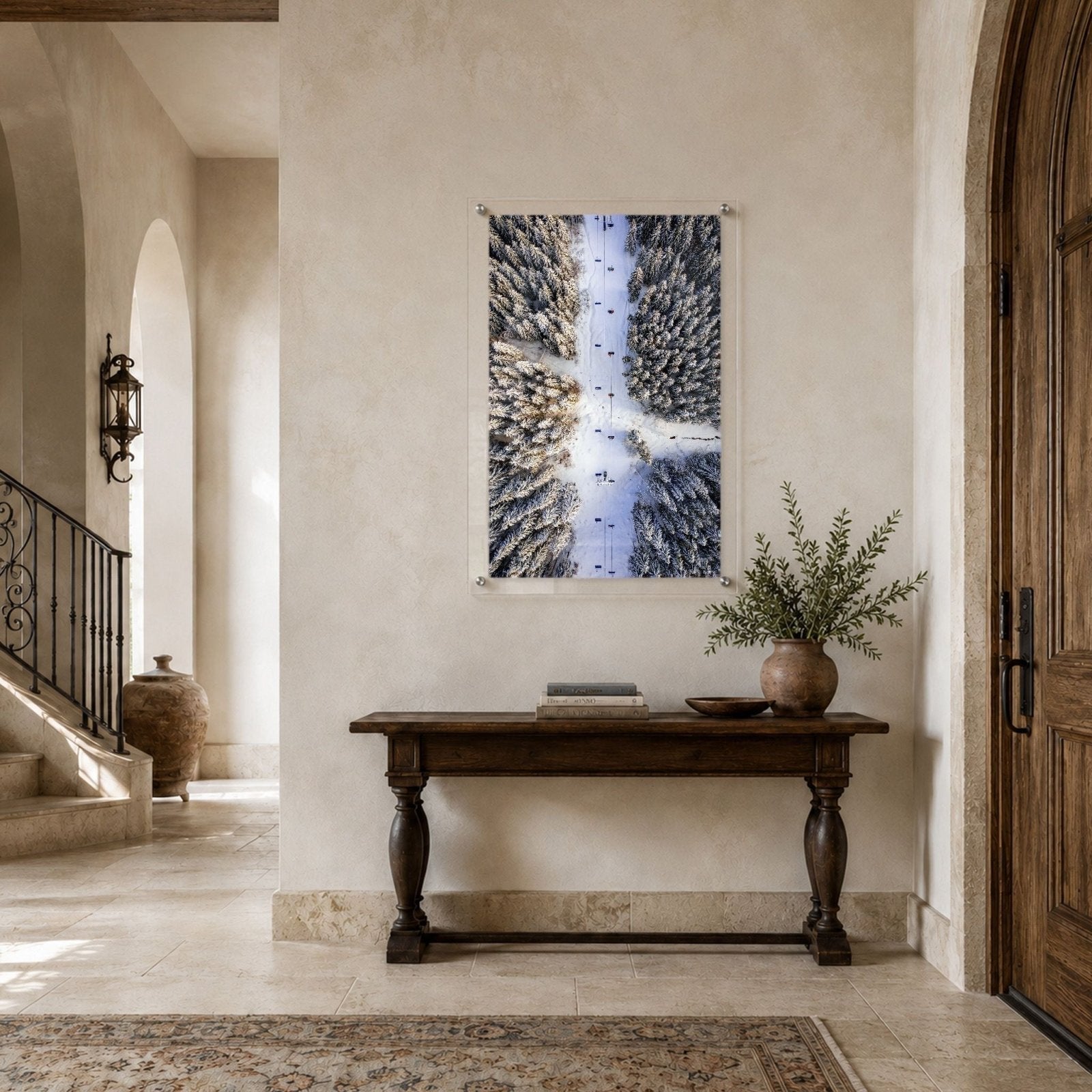Powder Path Acrylic Wall Art Print