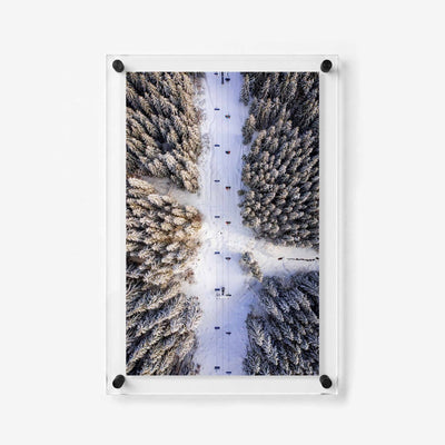 Powder Path Acrylic Wall Art Print
