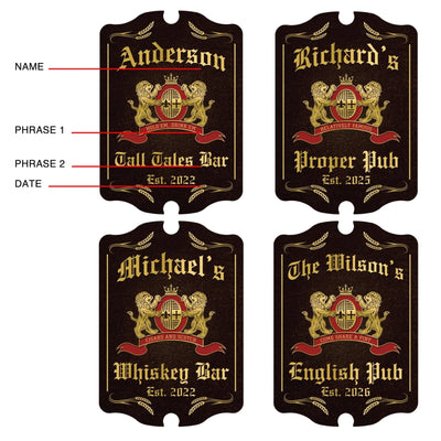 Proper English Custom Pub Sign