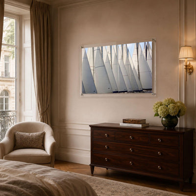 Regatta Row Acrylic Wall Art Print