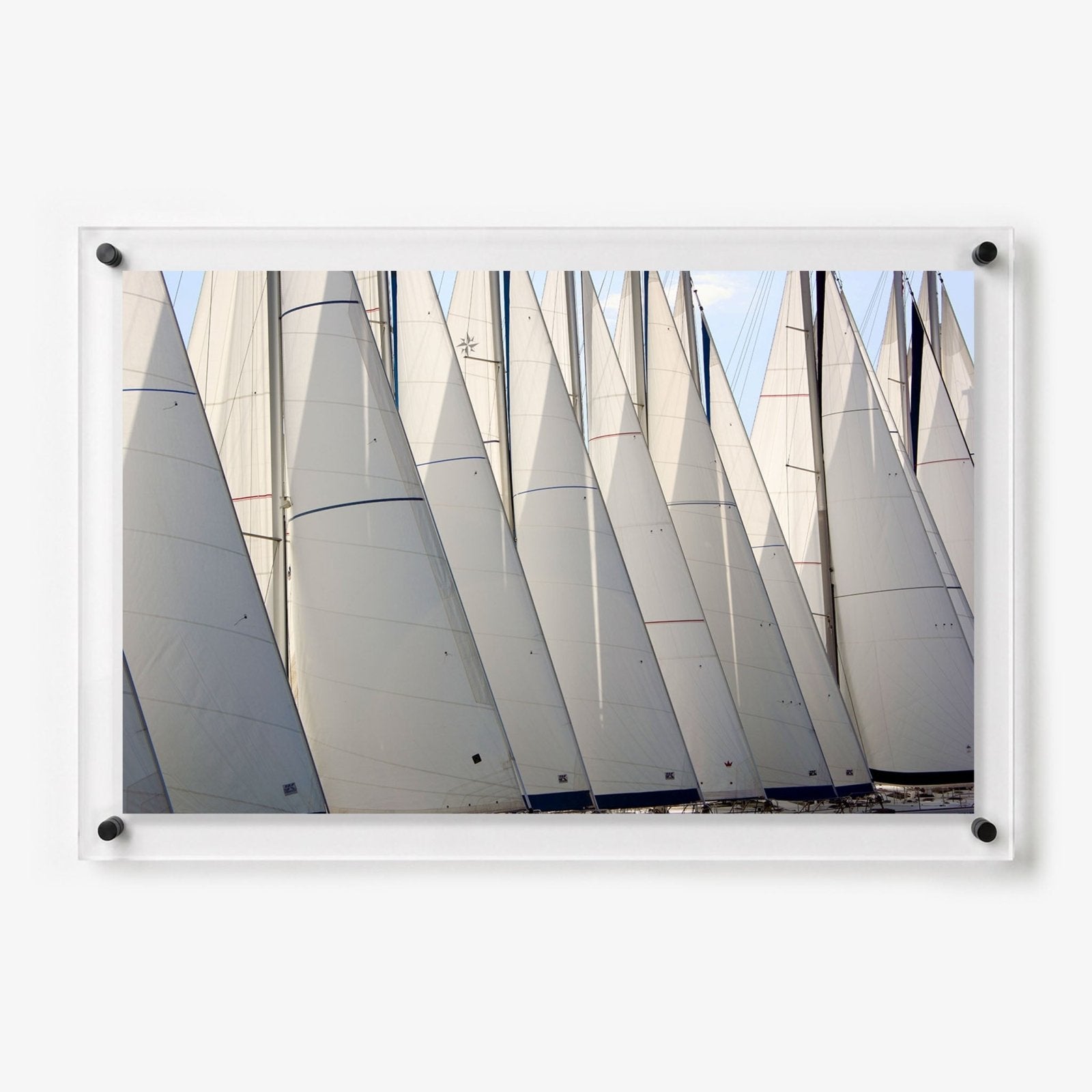Regatta Row Acrylic Wall Art Print