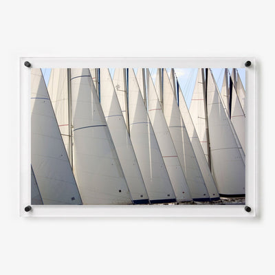 Regatta Row Acrylic Wall Art Print