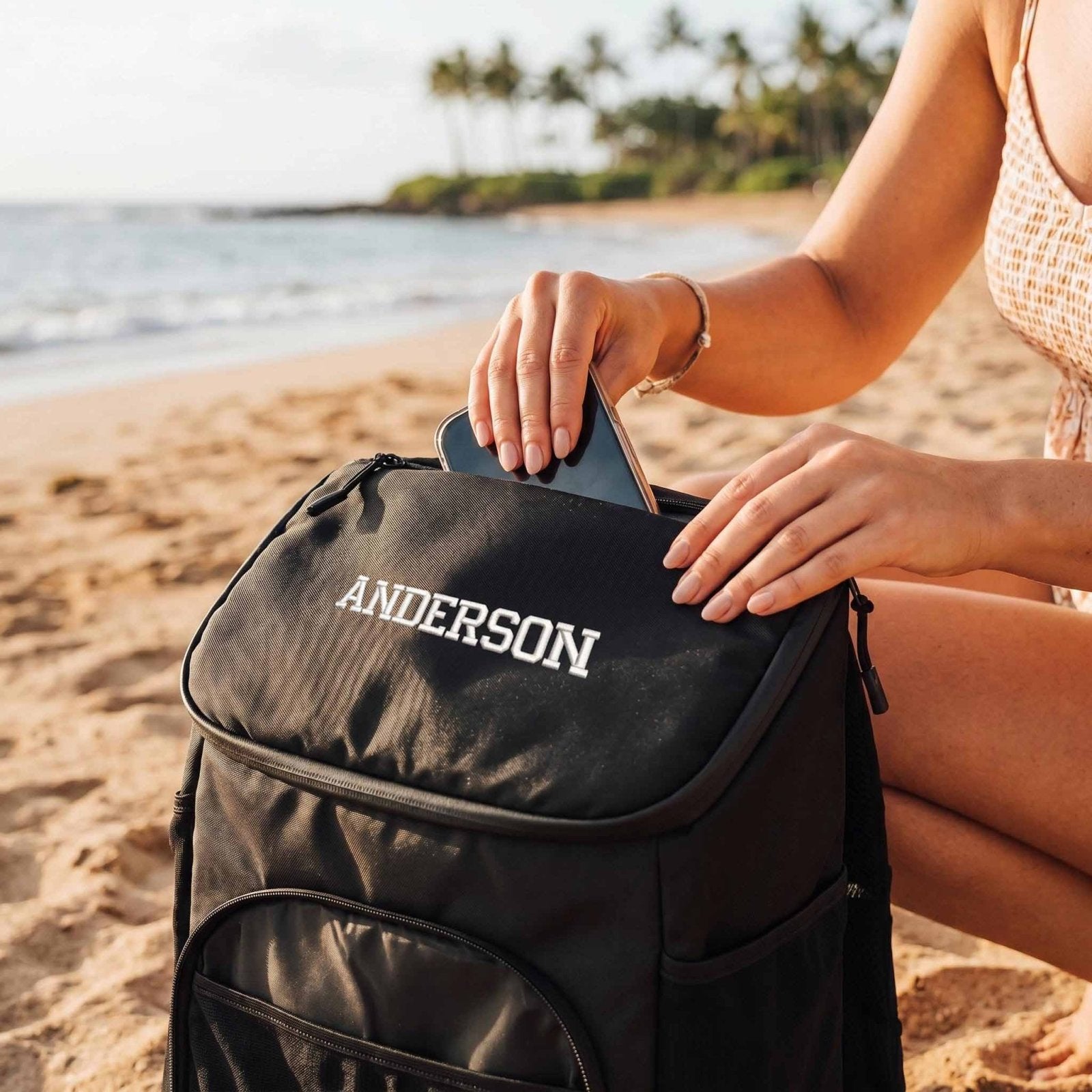 Ridgewell Recycled 18 Can Insulated Backpack Cooler - Black