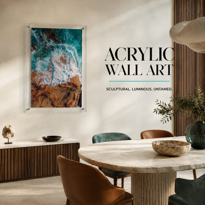 Salt Meets Stone II Acrylic Wall Art Print
