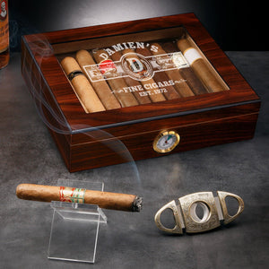 Humidor Box + Cigar Accessories