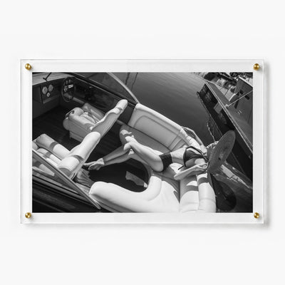Sea La Vie Black & White Acrylic Wall Art Print