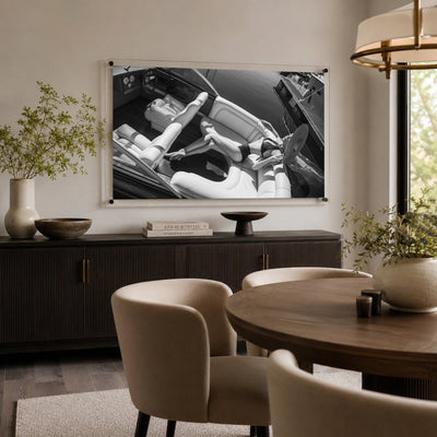 Sea La Vie Black & White Acrylic Wall Art Print