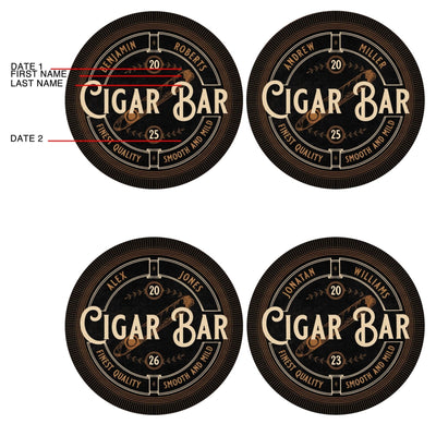 Smooth and Mild Custom Cigar Bar Sign