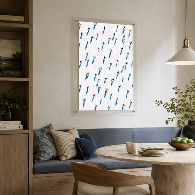Snow Dots Acrylic Wall Art Print