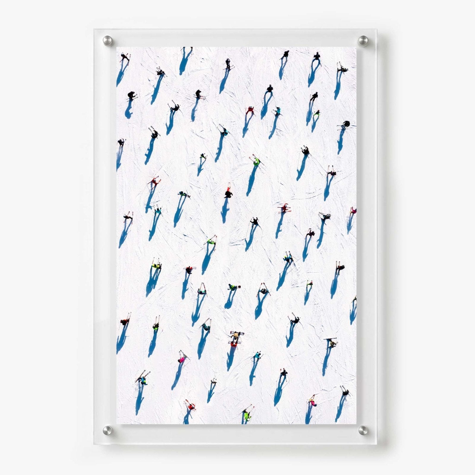 Snow Dots Acrylic Wall Art Print