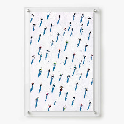 Snow Dots Acrylic Wall Art Print