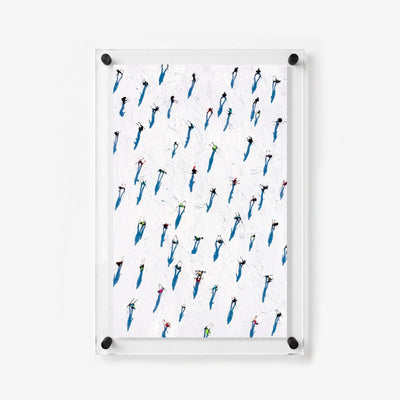 Snow Dots Acrylic Wall Art Print