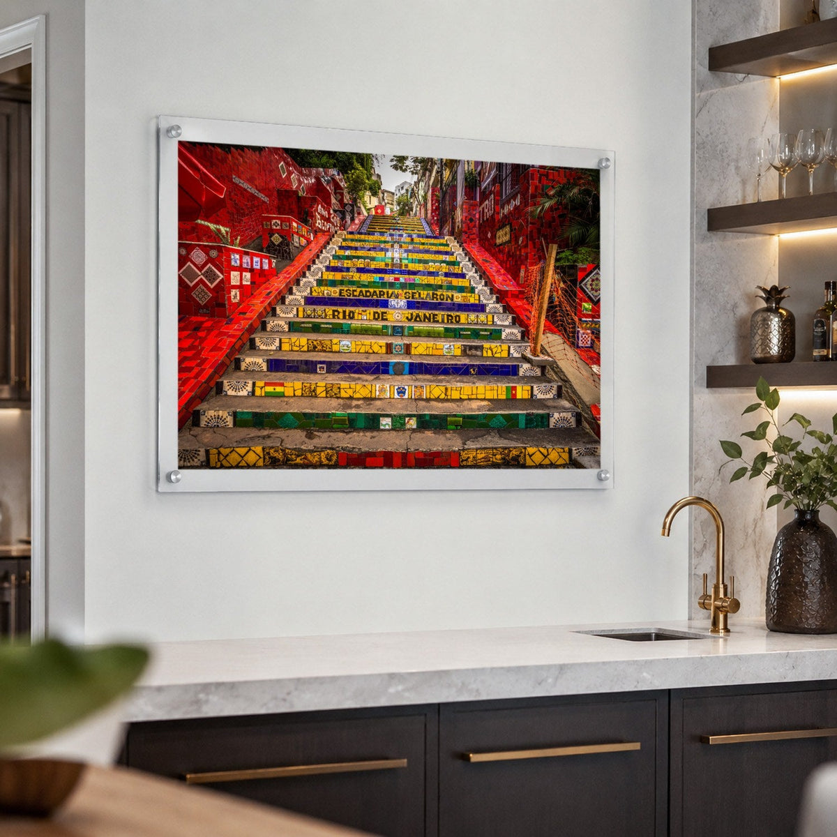 Stairway to Rio Acrylic Wall Art Print