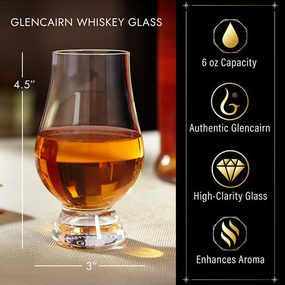 Stanton Grand Glencairn Whiskey Tasting Set with Decanter & Glasses