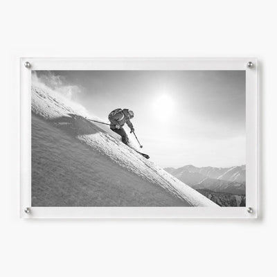 Steep Thrills Black & White Acrylic Wall Art Print