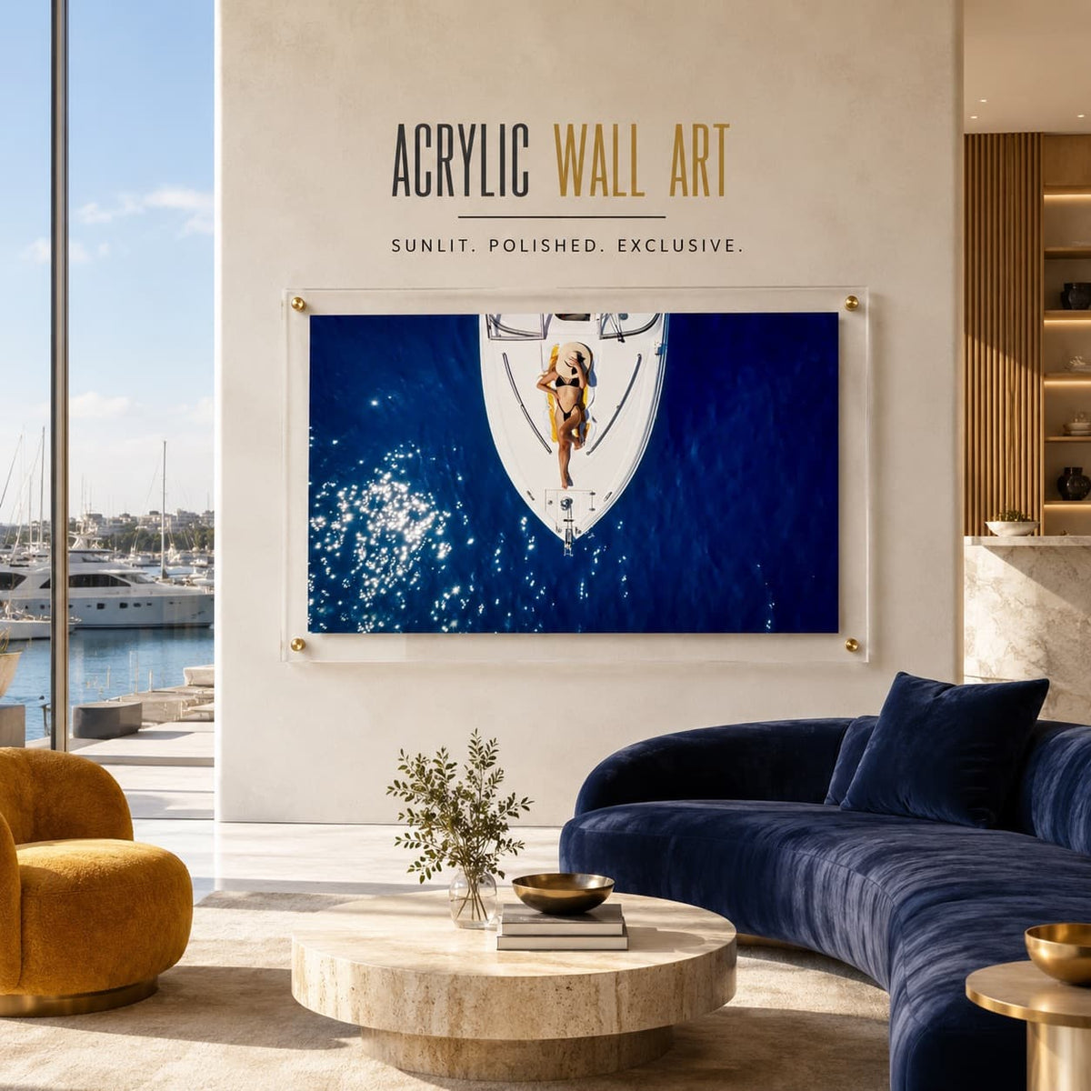 Sun Deck Society Acrylic Wall Art Print - Horizontal