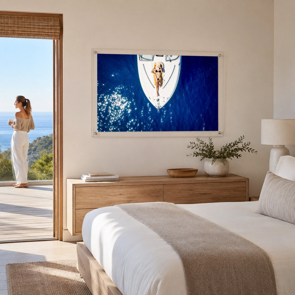 Sun Deck Society Acrylic Wall Art Print - Horizontal