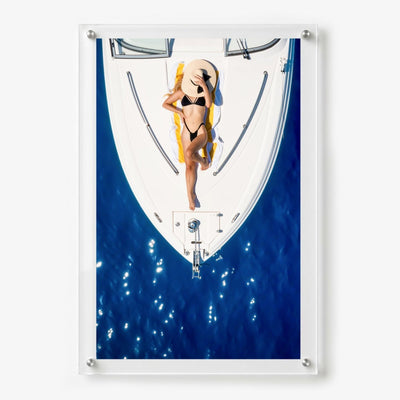 Sun Deck Society Acrylic Wall Art Print - Vertical
