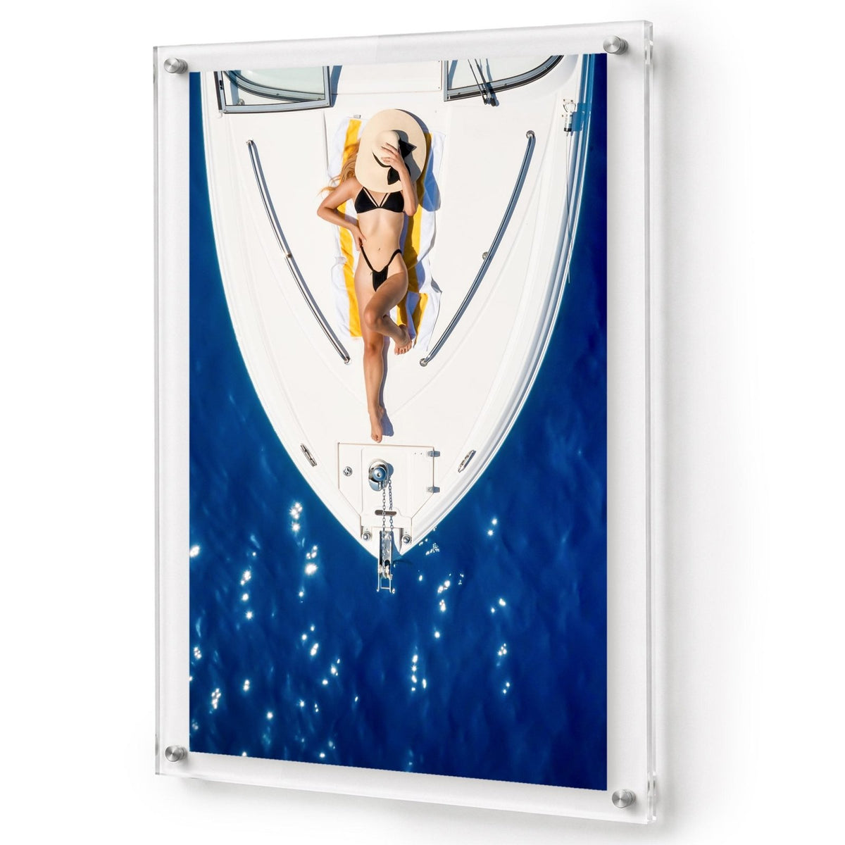 Sun Deck Society Acrylic Wall Art Print - Vertical