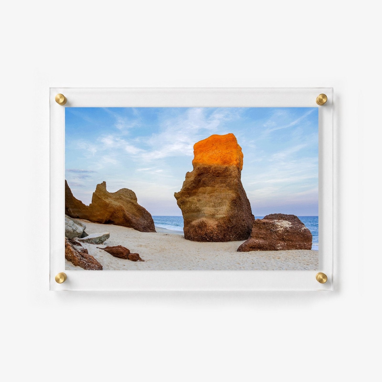Sunlit Stone Acrylic Wall Art Print