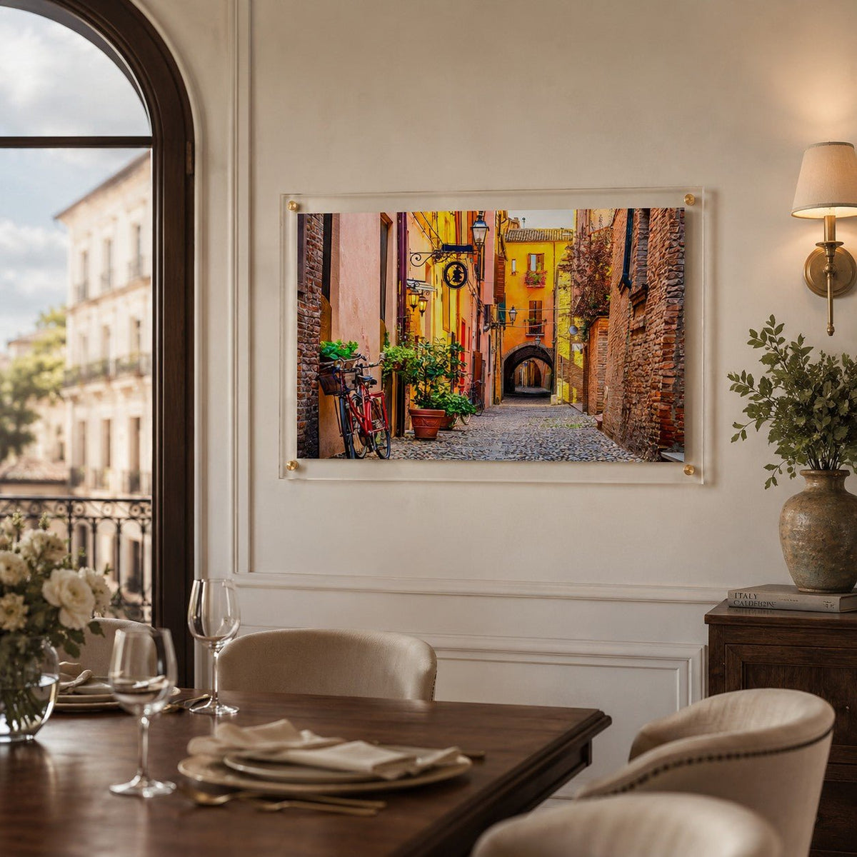 Table for Two Acrylic Wall Art Print