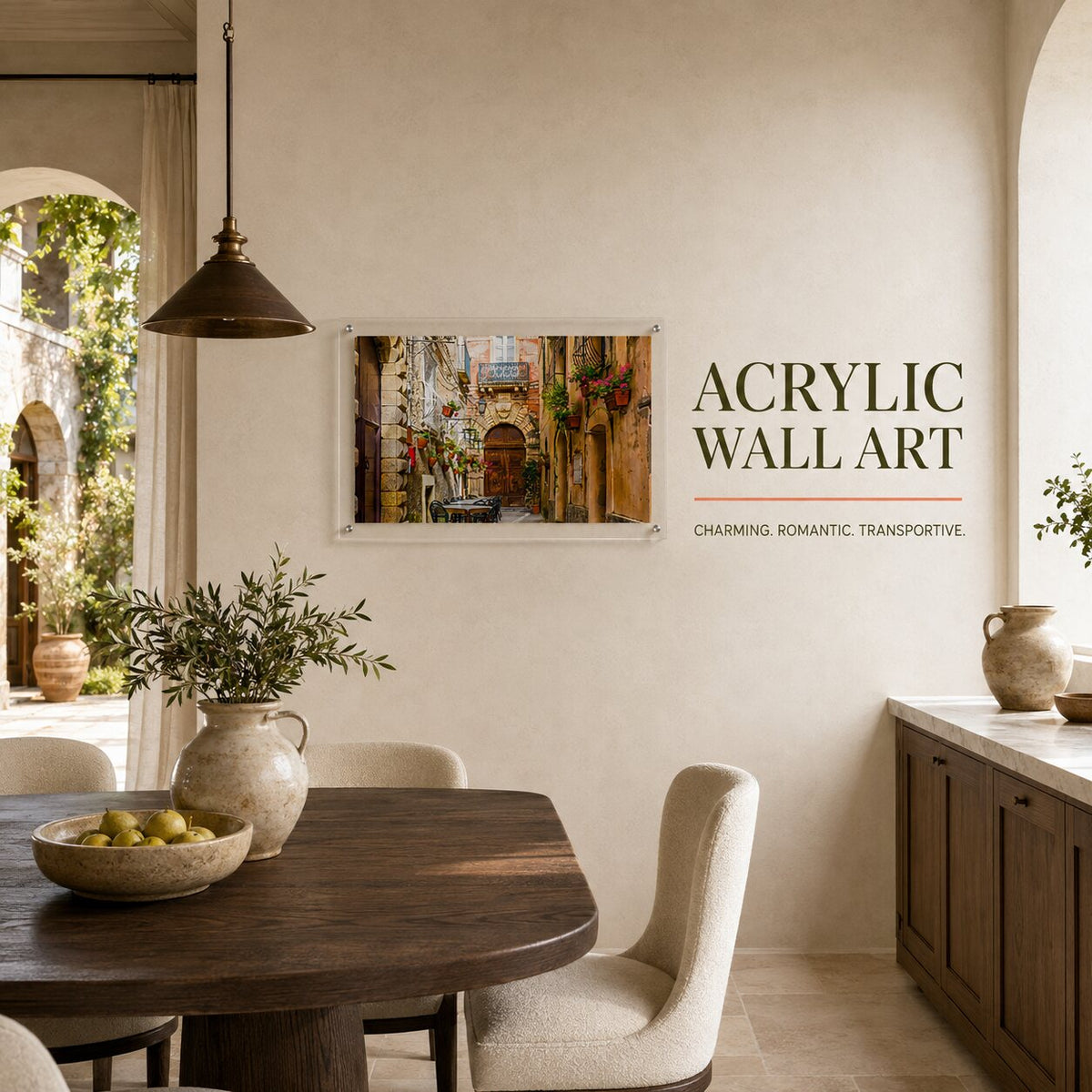 Table for Two Acrylic Wall Art Print
