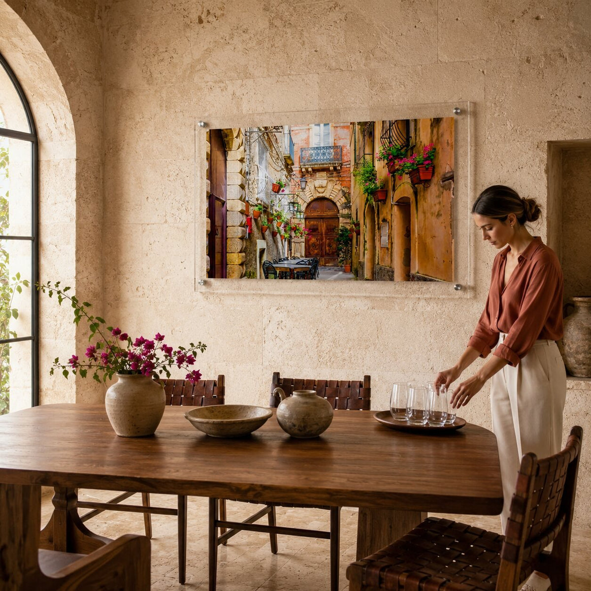 Table for Two Acrylic Wall Art Print