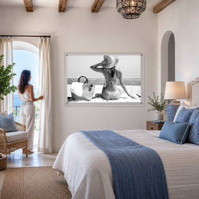 Tan Lines Pending Black & White Acrylic Wall Art Print