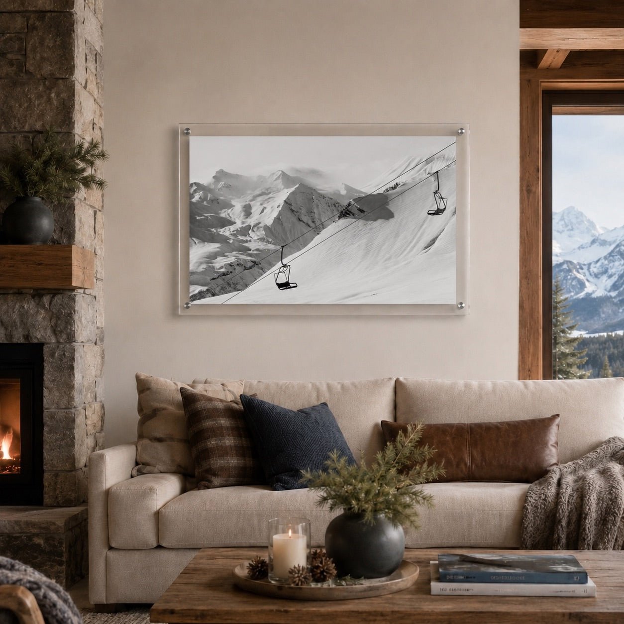 The Chair to Nowhere Acrylic Wall Art Print