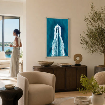 The Getaway Acrylic Wall Art Print - Vertical