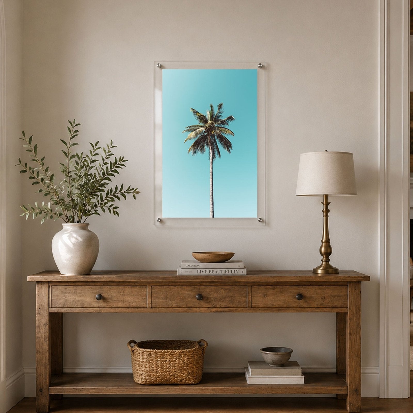 The Lone Palm Acrylic Wall Art Print