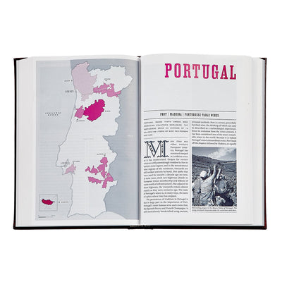 The Wine Bible, Personalized Burgundy Leather Bound Book