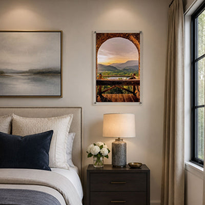 Through the Old Arch Acrylic Wall Art Print