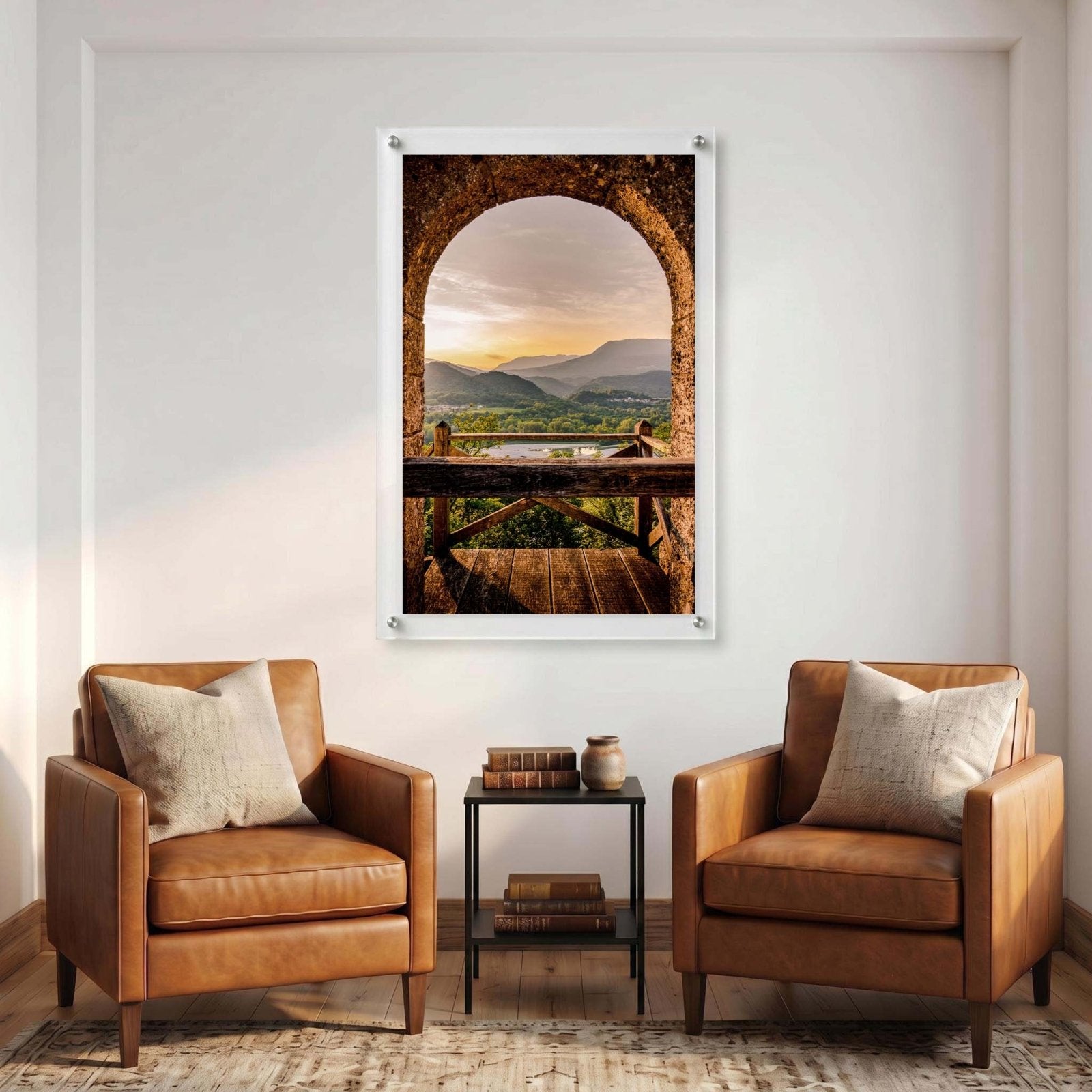 Through the Old Arch Acrylic Wall Art Print
