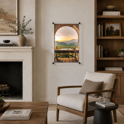 Through the Old Arch Acrylic Wall Art Print