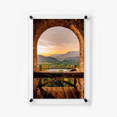 Through the Old Arch Acrylic Wall Art Print
