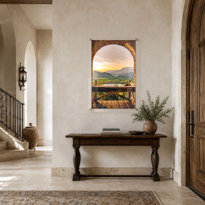 Through the Old Arch Acrylic Wall Art Print