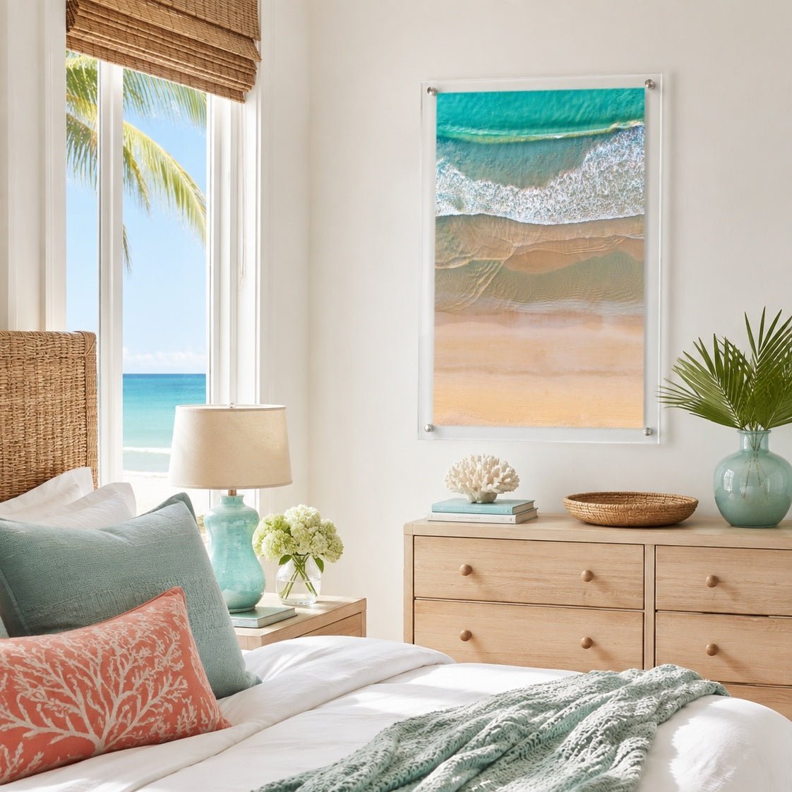 Tidal Blush Acrylic Wall Art Print