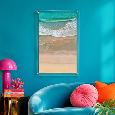 Tidal Blush Acrylic Wall Art Print