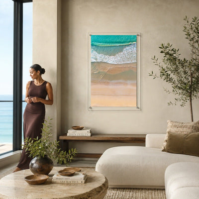 Tidal Blush Acrylic Wall Art Print