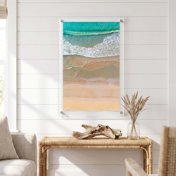 Tidal Blush Acrylic Wall Art Print